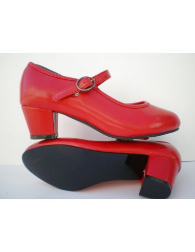 Zapatos Flamenca rojo